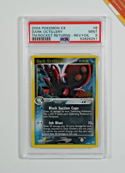 Pokemon PSA 9 Dark Octillery #8 Rev Foil EX Team Rocket Returns 2004 English - Image 1