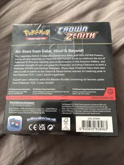 Sword & Shield Crown Zenith Pokemon TCG Booster Bundle - (Factory Sealed) 820650858963 - Image 4