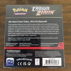 Pokemon Crown Zenith Booster Bundle Factory Sealed .99c Start! 6 Sealed Packs! - Image 2