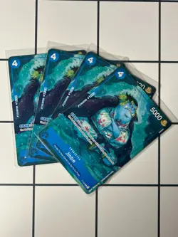 ONE PIECE TCG: Jinbe ST17 P-030 Promo x4 BLUE Starter Deck Doflamingo - Image 1