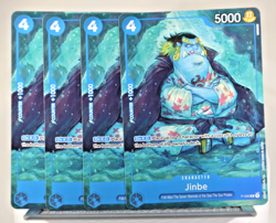 ST17 P-030 Jinbe (P) Starter Deck 17: BLUE One Piece CCG x4 Playset - Image 1