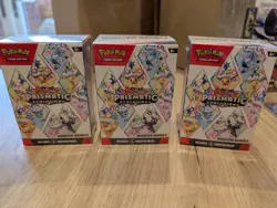 Pokemon TCG Scarlet & Violet Prismatic Evolutions Booster Bundle Sealed, X2 - Image 1