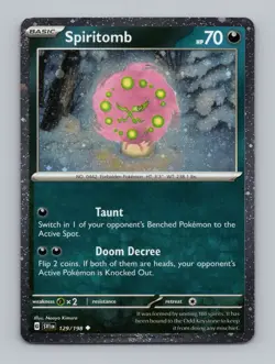 Spiritomb - (Cosmos Holo) Uncommon Miscellaneous Cards & Products 129/198 NM - Image 1