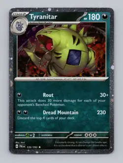 Tyranitar - (Cosmo Foil) Promo Miscellaneous Cards & Products 135/193 NM - Image 1