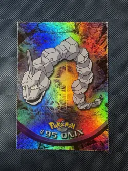 Onix #95 Topps Blue Logo 2000 Holo Full Art Pokemon Trading Card Nintendo LP/MP - Image 1