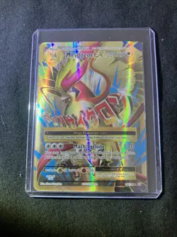 Mega M Pidgeot EX 105/108 Evolutions Full Art Ultra Rare Holo Pokemon Card DMG - Image 1