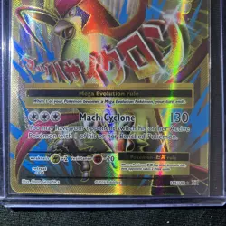 Mega M Pidgeot EX 105/108 Evolutions Full Art Ultra Rare Holo Pokemon Card DMG - Image 2