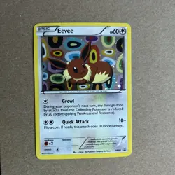 Pokemon TCG Eevee BW94 Black Star Promo Holo Promo Card Basic Stage English 2013 - Image 1