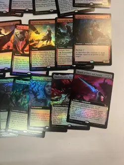 MOM *Foil* EXTENDED ART COMPLETE SET 343-375 March Of Machine MTG NM Magic Cards - Image 5