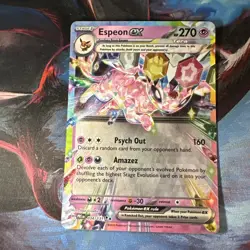 Pokemon Card Espeon ex 034/131 Double Rare Prismatic Evolutions Near Mint - Image 1