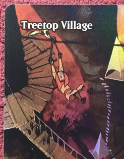 Treetop Village FOIL Borderless - MTG Avatar: The Last Airbender TLA MINT - Image 2