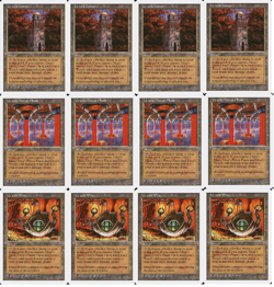 SET URZA LANDS je 4 x Urza's Tower / Mine / Power Plant - 5th EDITION - englisch - Image 1