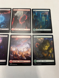 March of the Machine Full Art Land set (1 each of 10) MTG Magic MOM Regular non - Image 4