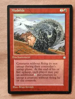1x Mudslide **NEAR MINT** MTG Ice Age - Image 1