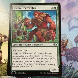 Pummeler for Hire Lorwyn Eclipsed Regular Creature Uncommon MTG NM NP - Image 1