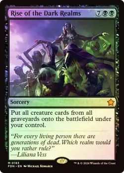 Rise of the Dark Realms *Foil* - FDN - NM - Magic The Gathering - MTG - Image 1