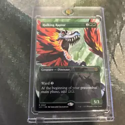 MTG Hulking Raptor (Borderless) - The Lost Caverns of Ixalan (LCI) #327 MTG - Image 3