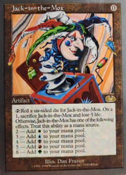 MTG - Unglued - 1998 - Jack-in-the -Mox - Unplayed - Image 1