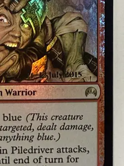 Goblin Piledriver Prerelease Foil Promo Lightly Played LP Rare 151/272 Magic MTG - Image 2