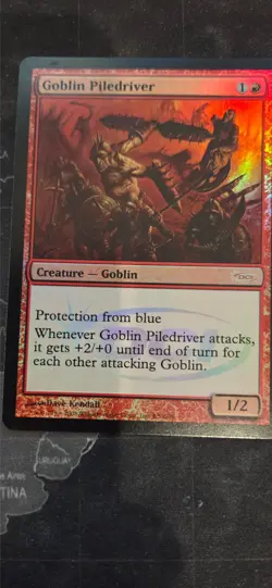 MtG Goblin Piledriver FOIL Judge Promo - Image 1