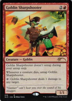 MTG Goblin Sharpshooter (18) | NM | Secret Lair "explosion sounds" {SLD} - Image 1
