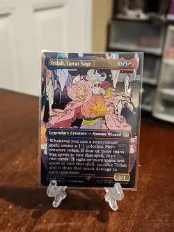 Tellah, Great Sage BORDERLESS Final Fantasy Magic MTG NM - Image 1