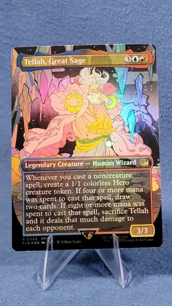 Magic the Gathering: Tellah, Great Sage (Borderless) Final Fantasy Foil NM - Image 1