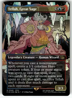 Tellah, Great Sage (Borderless) R FINAL FANTASY 349 NM MTG - Image 1