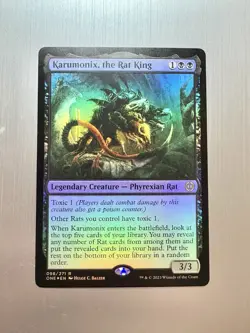 Karumonix, The Rat King - 98 - MTG: Phyrexia: All Will Be One - Rare - FOIL - Image 1
