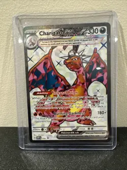 Charizard ex SVP 056 Scarlet Violet Black Star Promo Full Art Pokemon TCG NM - Image 3