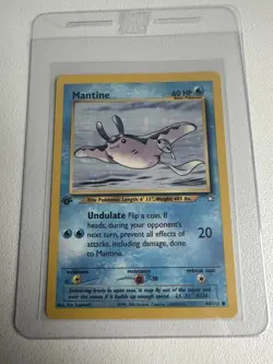 Mantine 1st Edition Neo Genesis 64/111 WOTC Vintage Pokemon - Image 1