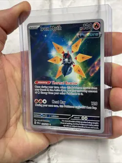 Pokemon Scarlet & Violet Paradox Rift Iron Moth 187 / 182 IR NM Near Mint Card - Image 2