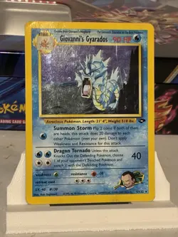 Pokemon TCG - Giovanni's Gyarados - 5/132 - Gym Challenge - Holo - Image 1