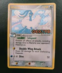 Pokemon Altaria-EX Deoxys-#1/107-Reverse Holo-Stamped-NM, 2005.. - Image 1