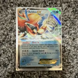 Pokemon Keldeo EX 49/149 Black & White Ultra Rare Holo Basic Card 170HP - Image 1