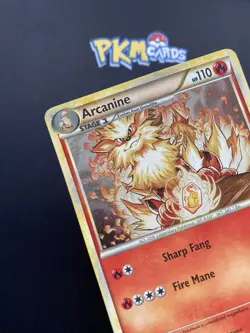 Pokemon TCG Arcanine Heartgold Soulsilver 1/123 Holo Rare LP. - Image 4