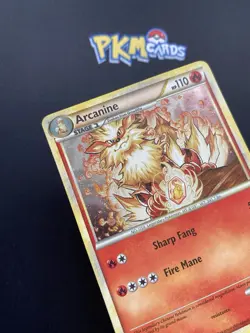 Pokemon TCG Arcanine Heartgold Soulsilver 1/123 Holo Rare LP. - Image 5