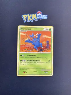 Pokemon TCG Heracross Heartgold & Soulsilver 43/123 Regular LP. - Image 1