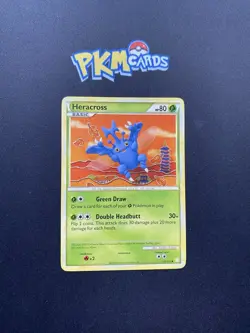 Pokemon TCG Heracross Heartgold & Soulsilver 43/123 Regular LP. - Image 4