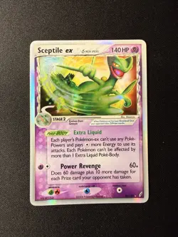 Pokemon TCG Sceptile ex 96/100 EX Delta Species Ultra Rare Holo LP - Image 1