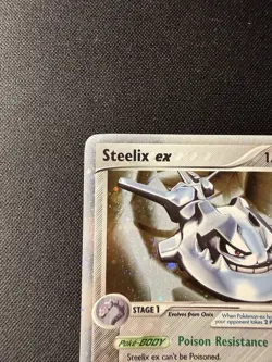 Pokemon TCG Steelix ex 109/115 EX Unseen Forces Ultra Rare Holo 150 HP 2005 - Image 2