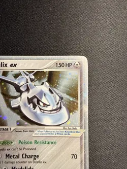 Pokemon TCG Steelix ex 109/115 EX Unseen Forces Ultra Rare Holo 150 HP 2005 - Image 3