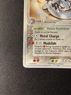 Pokemon TCG Steelix ex 109/115 EX Unseen Forces Ultra Rare Holo 150 HP 2005 - Image 4