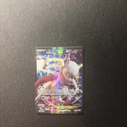 2016 Pokemon XY Black Star Mewtwo EX Promo Super Premium Collection #XY125 LP - Image 3