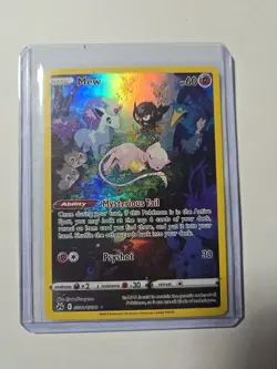 Pokemon TCG Mew Crown Zenith Galarian Gallery GG10/GG70 Holo Rare NM Condition - Image 1