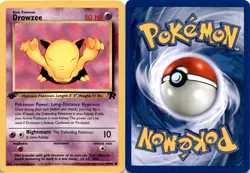 2000 Pokemon, Team Rocket, #54/82 Drowzee, 1st Edition, Common - Image 1