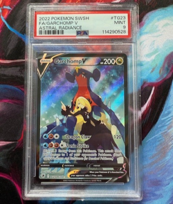 Pokemon Garchomp V TG23/TG30 Astral Radiance 2022 SWSH - PSA MINT 9 - Image 1