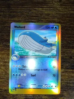 Wailord 14/109 EX Ruby & Sapphire Reverse Holo Rare Pokemon NM-MINT - Image 2