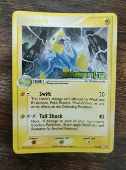 Pokemon Manectric 7/106 EX Emerald Holo Rare MINT - Image 1