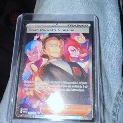 Pokemon Team Rocket's Giovanni Trainer 238/182 Sv10 Destined Rivals Holo SIR - Image 3